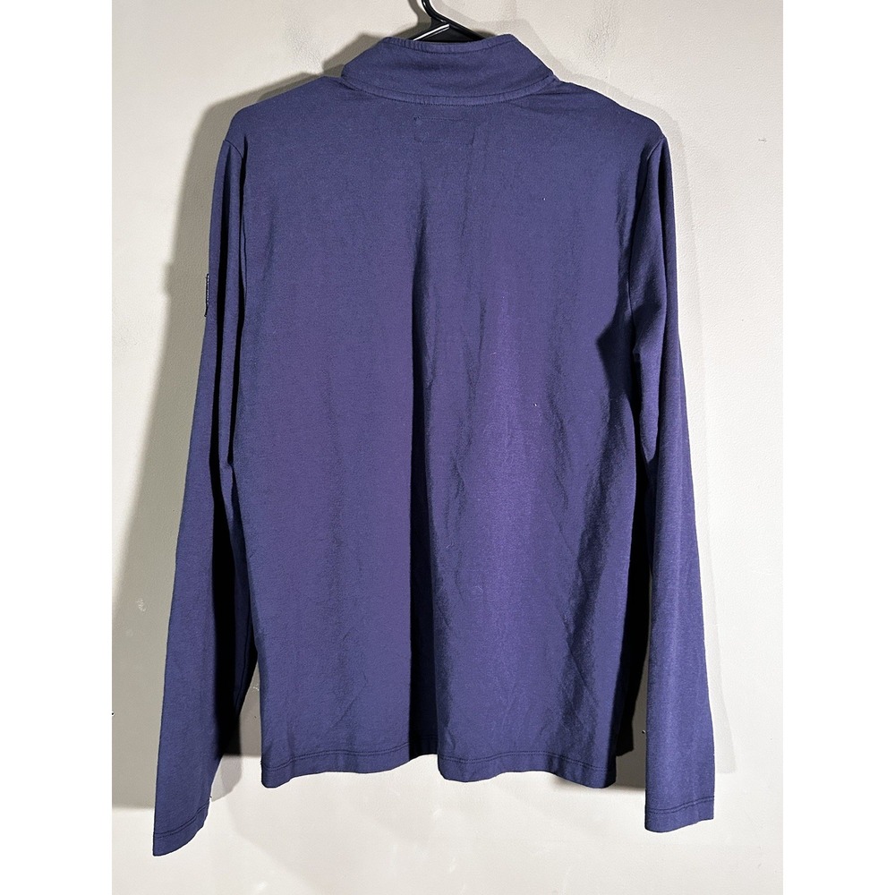 Marine Layer x Lost & Found Collab Mens 1/4 Zip Pullover Rainbow Blue Size Small - Picture 4 of 10